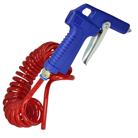 Kit Bico de Limpeza Gatilho/Espiral PU 3,5mt - Azul/Vermelho