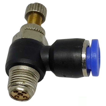 Regulador de Fluxo Tubo 6mm x Rosca 1/8 Npt