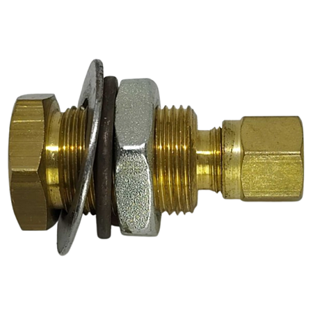 União de Anteparo Rosca M16x1,5 Fêmea x Tubo 3/8