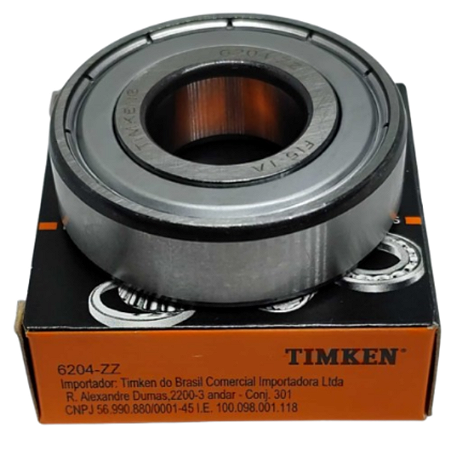 Rolamento Esferas 6204 ZZ 20x47x14mm Timken