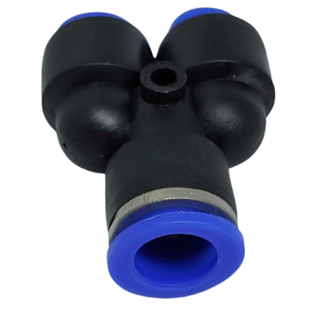 União Emenda em Y c/ Redução Tubo 12 x 8 x 8mm