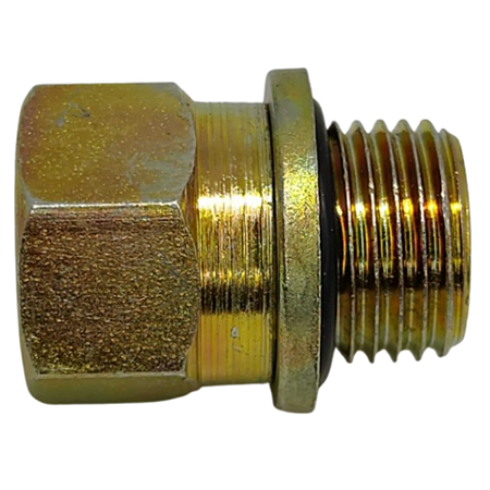 Adaptador Macho M16x1,5mm X 1/4 Npt (13,2mm) Fêmea