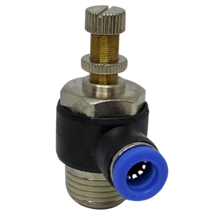 Regulador de Fluxo Tubo 8mm x Rosca 1/2 Npt