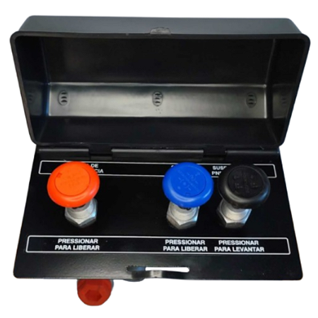Kit Caixa Comando Suspensor Carreta Painel Integrado KPI03