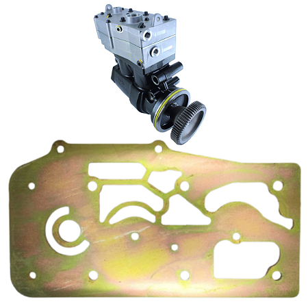 Placa Intermediária Compressor Ar DAF CF85 XF105 9125181004