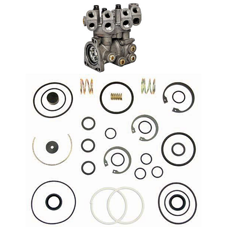 Jogo de Reparo Válvula Pedal Sapão  Pit Bull F-12000 14000