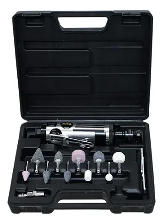 Kit Esmerilhadeira Retifica Pneumática 24.000 RPM