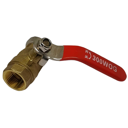 Registro Válvula Esfera Passagem Rosca 3/8" Latão