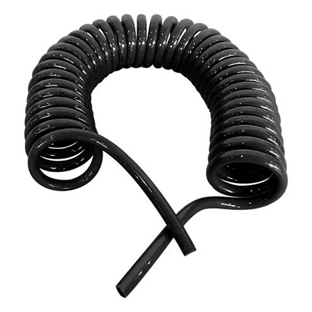 Mangueira Espiral PU 8mm 8 x 5,5 x 7 metros Preto