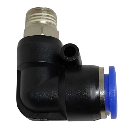 Cotovelo Macho Instantâneo Tubo 12mm x Rosca 1/4 Npt
