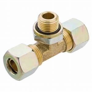 Tee Rosca Macho Central M14x1,5mm x Tubo 12mm