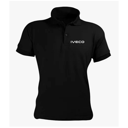 Camiseta Polo Algodão Masculino Malha Piquet Iveco