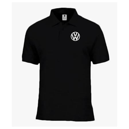 Camiseta Polo Algodão Masculino Malha Piquet VW
