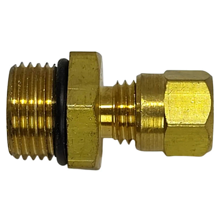 Conector Macho Rosca M16x1,5mm x Tubo 4mm