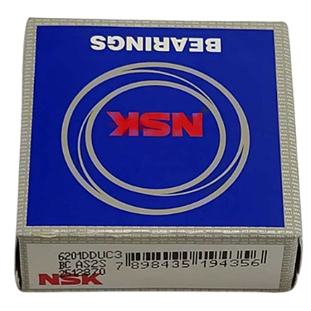 Rolamento Esferas 6201 DDU C3 12x32x10mm NSK Brasil