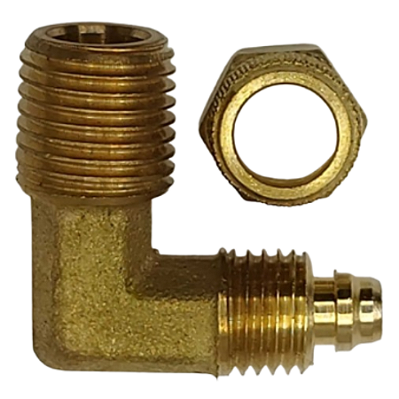 Cotovelo Bico Tubo 8mm x Rosca 1/4 Npt
