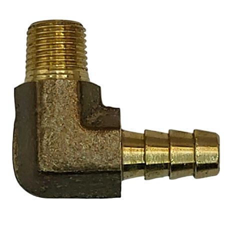 Cotovelo Latão Rosca Macho 1/8 X 5/16 Escama Para Mangueira