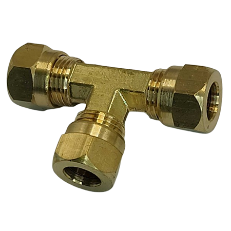 Tee União Emenda Tubo 7/16 - 11mm