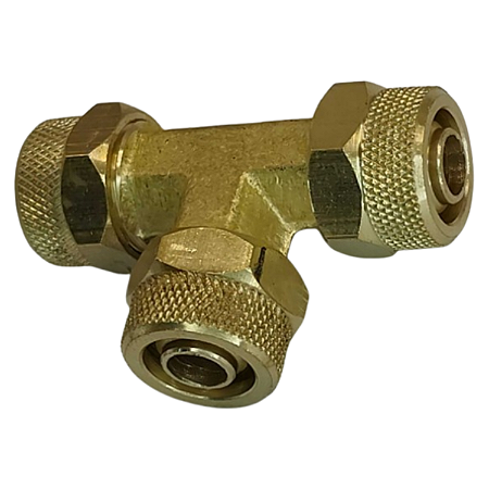 Tee União Conector de Bico Tubo 12mm