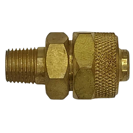 Conector Bico Tubo 12mm x Rosca 1/8 Npt