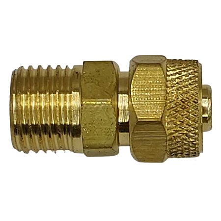 Conector Bico Tubo 10mm x Rosca 1/4 Npt