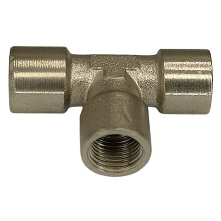Tee Rosca Fêmea 1/8 Bsp - 9,9mm em Aço