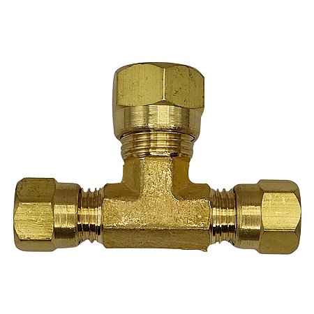 Tee União Porca Anilha Redução Tubos 6mm x 10mm x 6mm