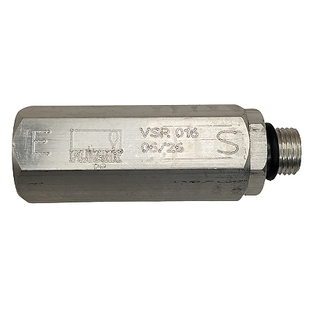 Válvula Unidirecional Rosca Macho x Fêmea M16x1,5mm Fluair