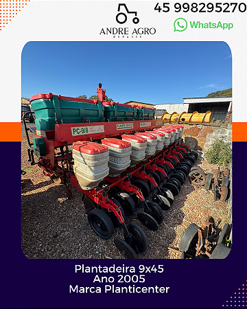 Plantadeira 9 linhas Planti Center