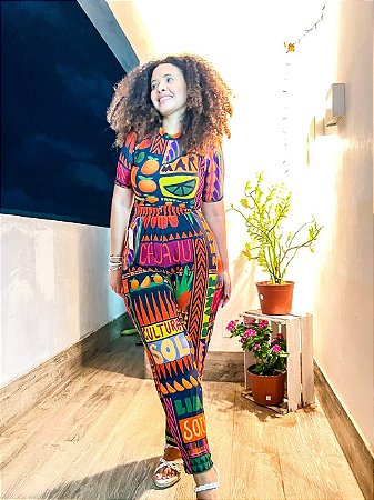 CONJUNTO GOLINHA - TROPICAL - COLORIDO
