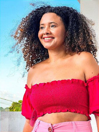 CIGANINHA - VISCOSE - PINK - TAMANHO - UNICO