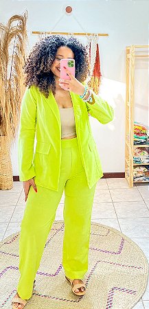 CONJUNTO LARISSA-  COLEÇÃO - VERÃO EUROPEU -VERDE