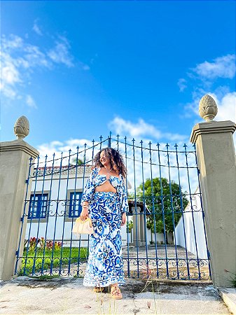 CONJUNTO ESTELA - CIDADE DOS AZULEJOS -FLUITY - AZUL