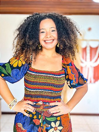 CROPPED LASTEX - FLOR DO SERTÃO-VISCOSE PRÉ LAVADO