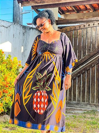 VESTIDO AURORA - OUTONO-VISCOSE PRÉ LAVADO -G