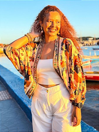 KIMONO YASMIN-COLORIDO-BRASILIDADE- VISCOSE PRÉ LAVADO