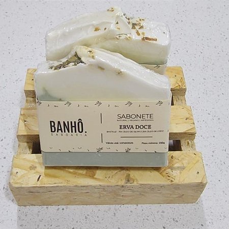 Sabonete Vegetal Erva-doce & Chá Verde