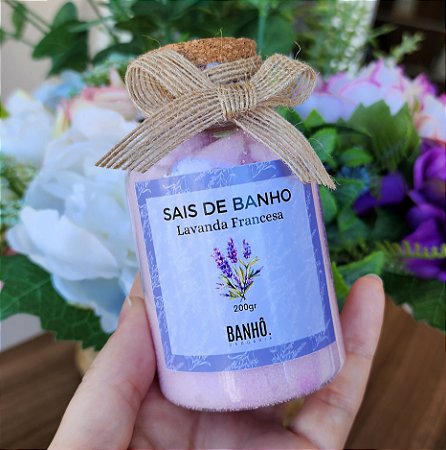 Sais de Banho para Chuveiro Lavanda Francesa