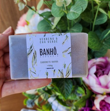 Sabonete Glicerina Verbena com Chá Verde