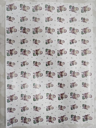 PAPEL MANTEIGA 50UNID PAPAI NOEL