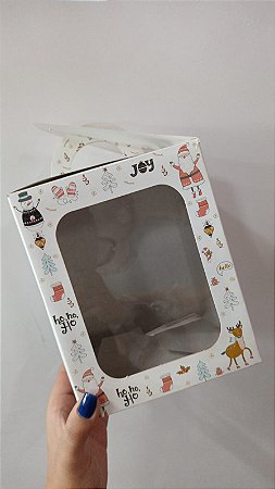 CAIXA PANETONE 500GRS C/VISOR