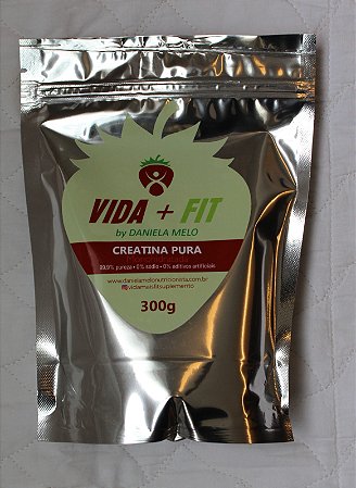 CREATINA REFIL MONOHIDRATADA VIDA + FIT 300GRS