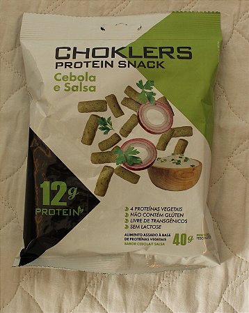 SNACK DE PROTEINA CEBOLA E SALSA 40GRS