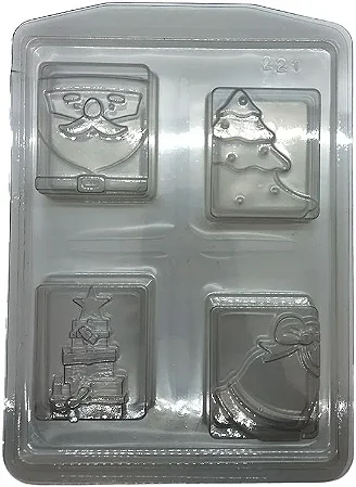 FORMA 03 PARTES CRYSTAL VARIOS NATAL