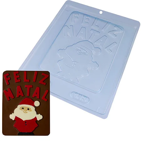 FORMA ACETATO SIMPLES PLACA FELIZ NATAL