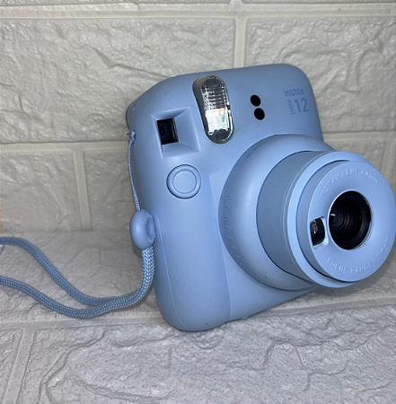 Câmera Instantânea Fujifilm Instax Mini 12 Azul Candy - VITRINE