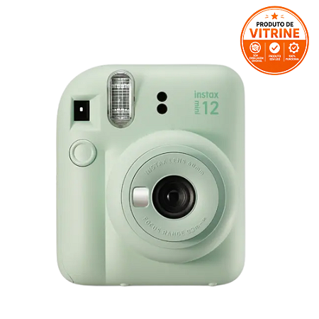Câmera Instantânea Fujifilm Instax Mini 12 Verde Menta - VITRINE