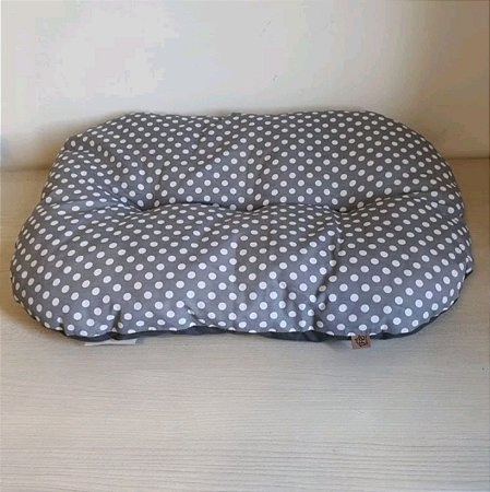Cama colchonete pet super fofinho para cães e gatos super macio cinza