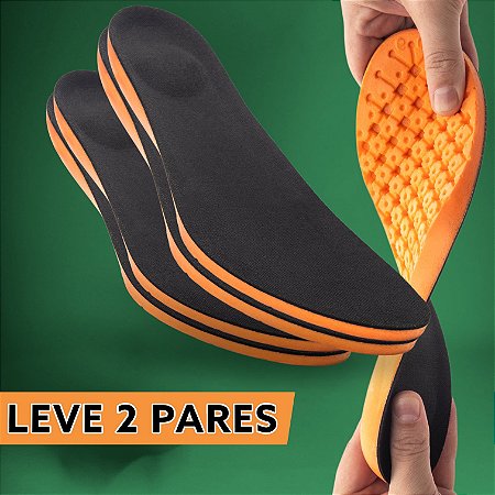 PALMILHA GEL CONFORT KIT 2 PARES - 34 AO 45