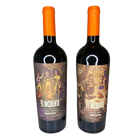 Kit 2 Vinhos El Incidente Eduardo Vidal - Mertot / Cabernet Franc y Cabernet Sauvignon